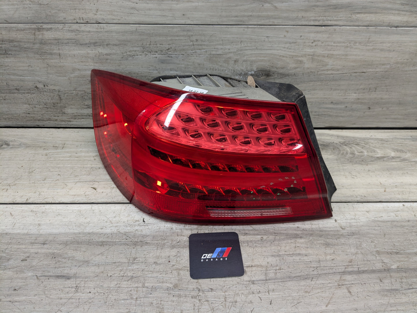 11-13 OEM BMW E92 328 335 M3 Coupe LCI Rear Left Driver Side Outer Tail Light