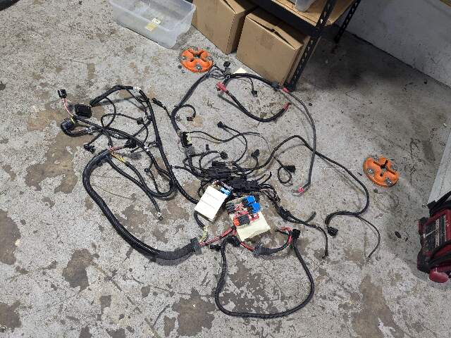 OEM BMW E90 E92 E93 N55 Engine Transmission Wiring Wire Harness SET