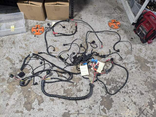 OEM BMW E90 E92 E93 N55 Engine Transmission Wiring Wire Harness SET
