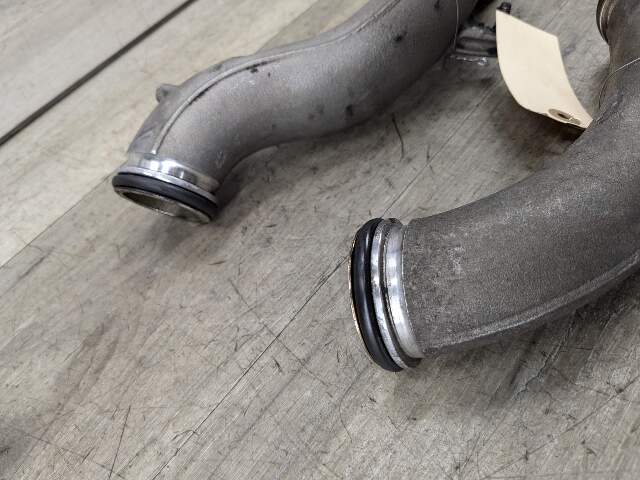 09-13 OEM BMW E70 X5 Diesel Engine M57Y Turbocharger Turbo Tube Pipe Unit PAIR