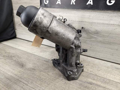 09-11 OEM BMW E90 E70 M57 3.0 Diesel Engine Motor Oil Filter Cooler Housing