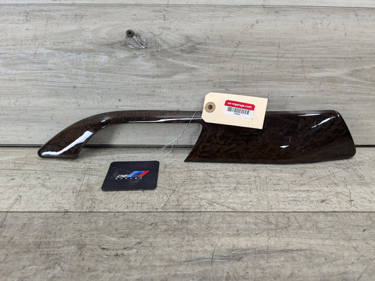 *09-16 OEM BMW E89 Z4 Right Passenger Side Door Card Panel Handle Wood Trim