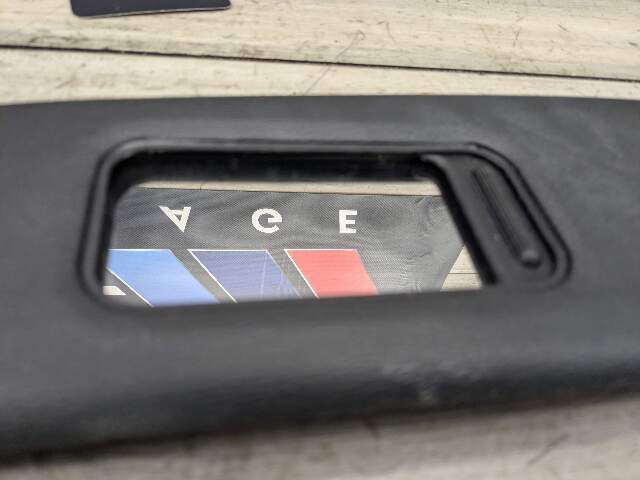 09-16 OEM BMW E89 Z4 28 35 Interior Sun Visor Leather Kansas Black Pair SET