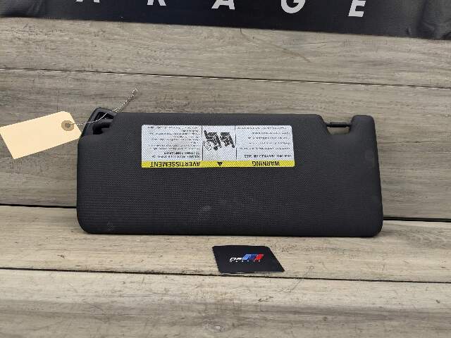 19-24 OEM BMW G20 G80 330 M340 M3 Right Passenger Side Interior Sun Visor Black