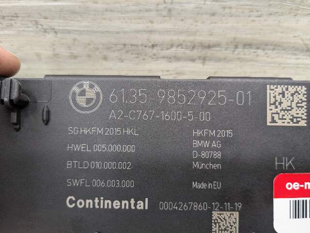 OEM BMW G01 G12 G20 G30 F90 F97 Trunk Tailgate Decklid Function Control Module