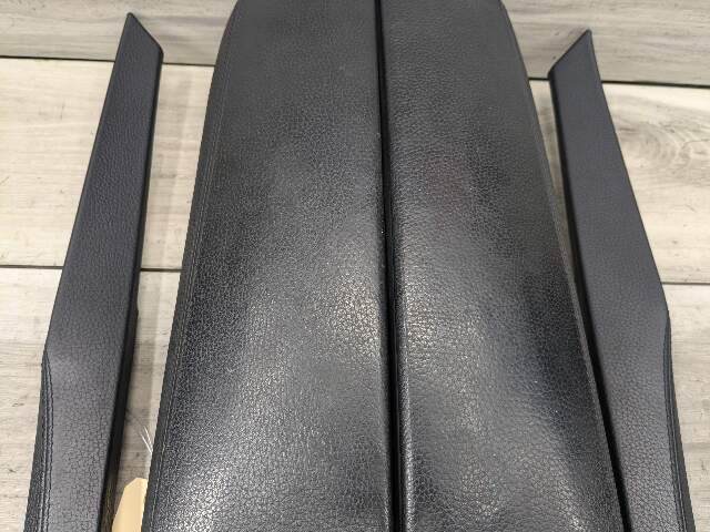 09-15 OEM BMW F01 F02 Center Console Storage Compartment Armrest Leather Black