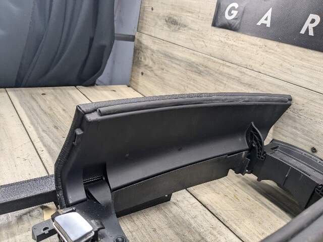 09-15 OEM BMW F01 F02 Center Console Storage Compartment Armrest Leather Black