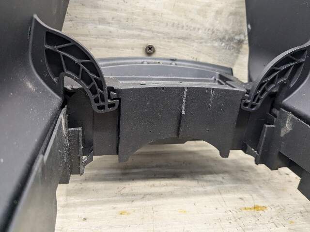 09-15 OEM BMW F01 F02 Center Console Storage Compartment Armrest Leather Black