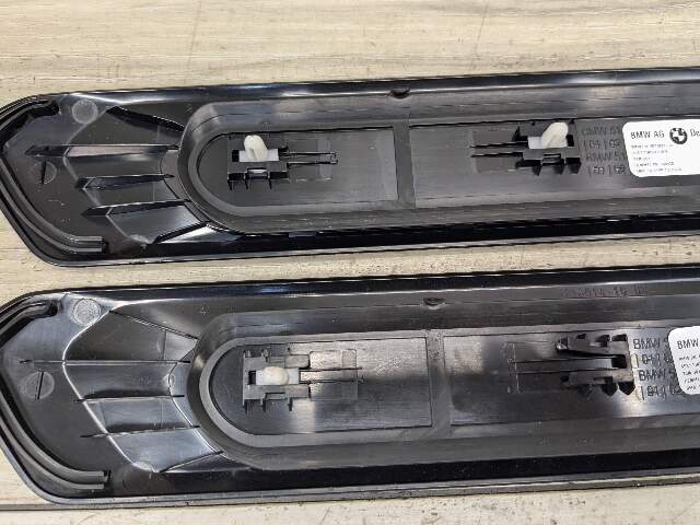 20-24 OEM BMW F97 X3M Front Door Sill Cover Trim Entrance Sill Kick Plates SET
