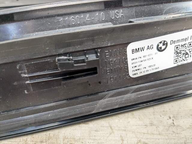 20-24 OEM BMW F97 X3M Front Door Sill Cover Trim Entrance Sill Kick Plates SET