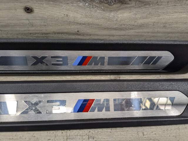 20-24 OEM BMW F97 X3M Front Door Sill Cover Trim Entrance Sill Kick Plates SET