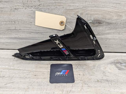 20-24 OEM BMW F97 X3M Right Passenger Side Fender Air Duct Vent Trim Molding