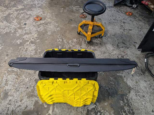 OEM BMW G01 F97 X3 Rear Trunk Luggage Cover Shelf Trim Roller Sun Shade Blind