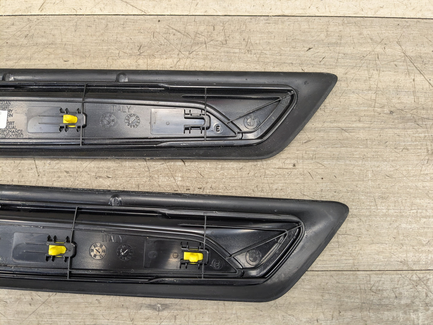 OEM BMW F30 LCI F36 Front Driver Passenger Door Sill Cover Trims Entrance PAIR