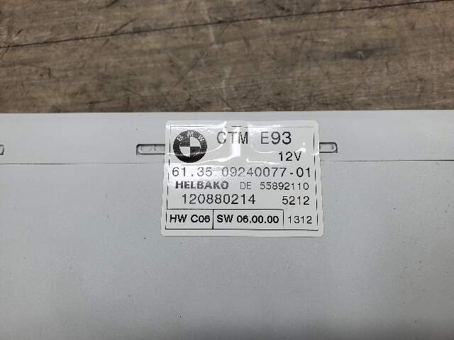 07-13 OEM BMW E93 M3 328 335 Convertible CTM Roof Folding Top Module Unit