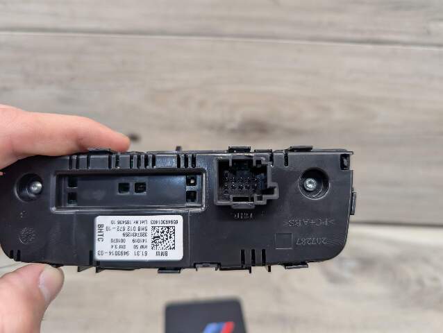 18-24 OEM BMW G01 G02 F97 F98 X3 X4 AC Rear Heater Climate Control Switch Panel