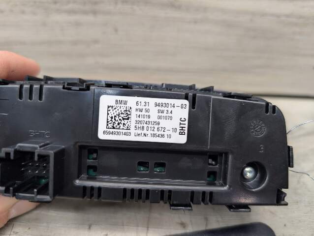 18-24 OEM BMW G01 G02 F97 F98 X3 X4 AC Rear Heater Climate Control Switch Panel