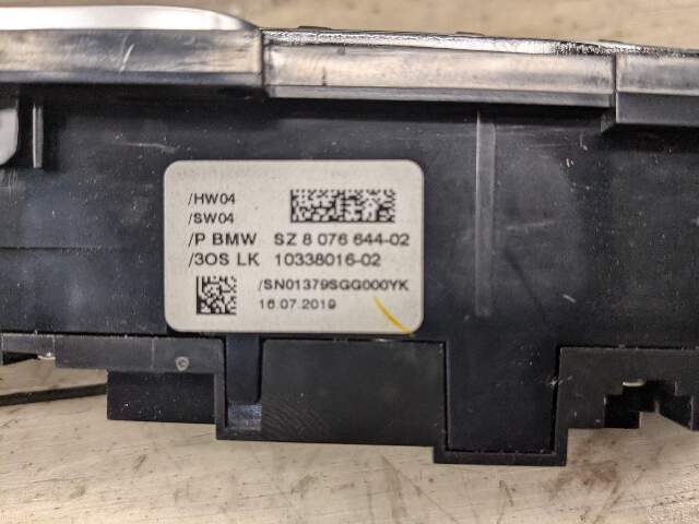 OEM BMW F97 F98 X3M X4M M Sport Comfort Operating Unit Center Console Switch