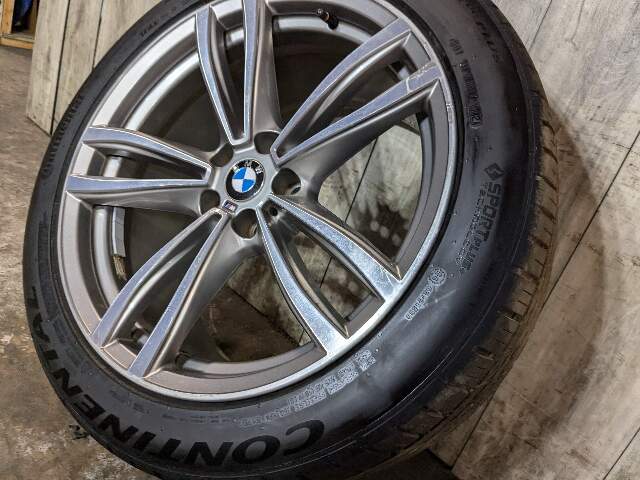 *OEM BMW G11 G12 740 750 Wheel Rim 19x9.5" ET:39 Style M Double Spoke 647M