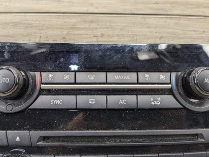 OEM BMW F15 F85 F16 AC Heater Control Panel Radio Media Switch Heated CERAMIC