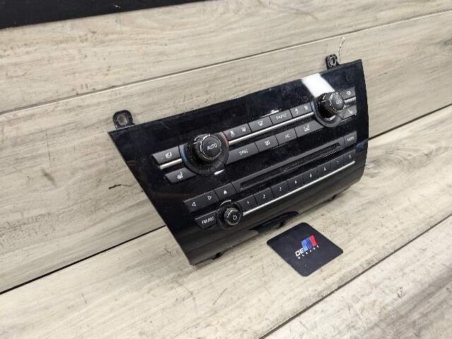 OEM BMW F15 F85 F16 AC Heater Control Panel Radio Media Switch Heated CERAMIC