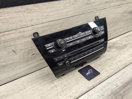 OEM BMW F15 F85 F16 AC Heater Control Panel Radio Media Switch Heated CERAMIC