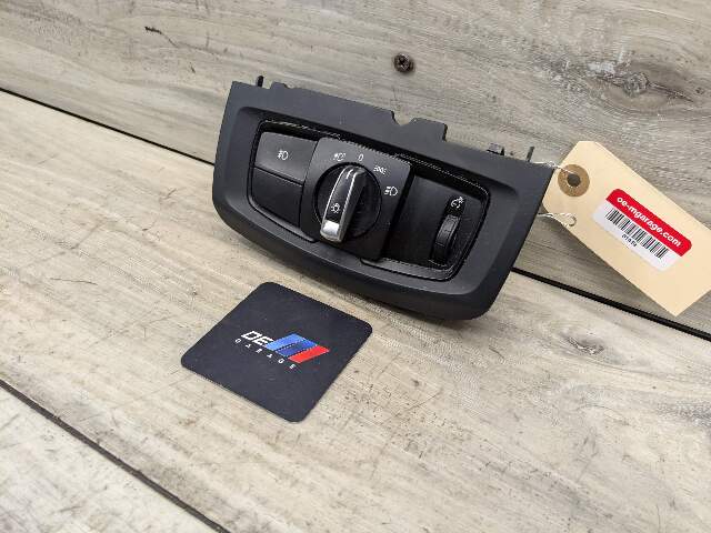 OEM BMW F15 F16 F85 F86 X5 X6 Headlight Switch Control Panel Light Module BLACK