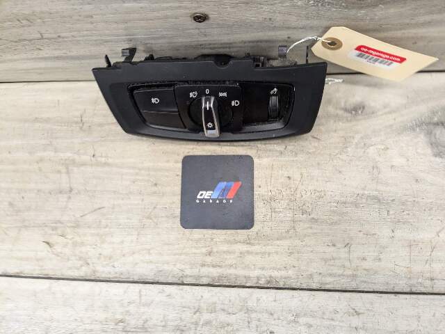OEM BMW F15 F16 F85 F86 X5 X6 Headlight Switch Control Panel Light Module BLACK