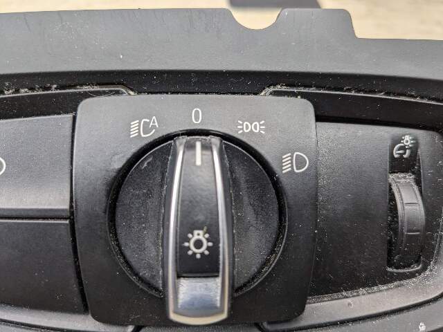 OEM BMW F15 F16 F85 F86 X5 X6 Headlight Switch Control Panel Light Module BLACK