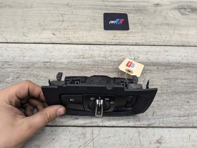 OEM BMW F15 F16 F85 F86 X5 X6 Headlight Switch Control Panel Light Module BLACK