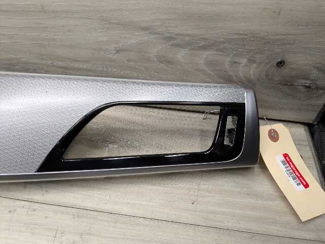 17-20 OEM BMW G30 Central Console Dash Panel Chrome Aluminum Interior Trim SET 4