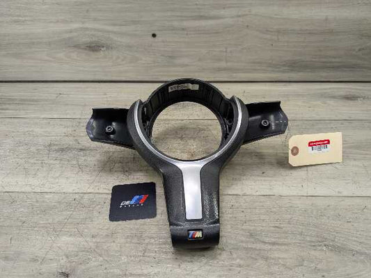 *OEM BMW F10 F22 F23 F30 F32 F36 M-Sport Steering Wheel Trim Bezel Cover MANUAL