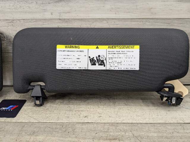 18-24 OEM BMW G01 G02 F97 X3 X4 Left Driver Right Passenger Side Sun Visor Black
