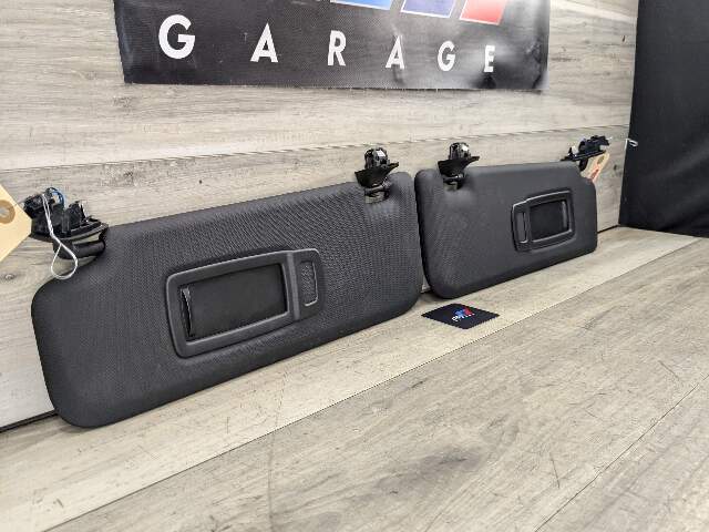 18-24 OEM BMW G01 G02 F97 X3 X4 Left Driver Right Passenger Side Sun Visor Black