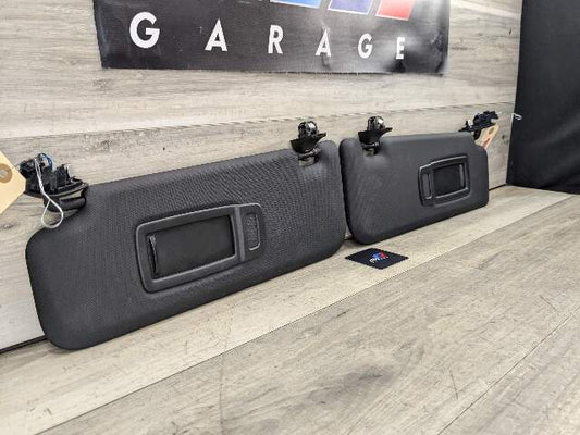 18-24 OEM BMW G01 G02 F97 X3 X4 Left Driver Right Passenger Side Sun Visor Black