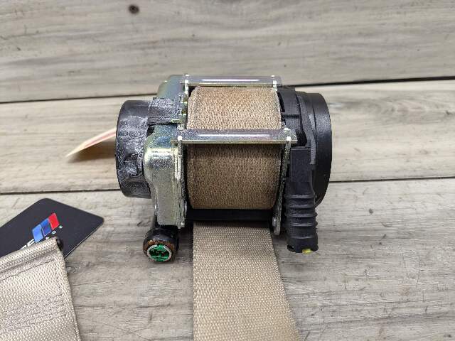 14-19 OEM BMW X6 X5 F15 F16 Front Passenger Seat Belt Seatbelt Retractor Beige