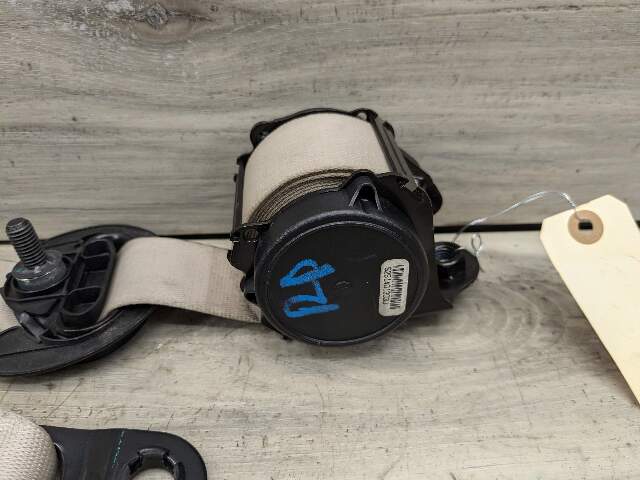 14-18 OEM BMW F15 X5 Rear Right Passenger Seatbelt Seat Belt Retractor Beige