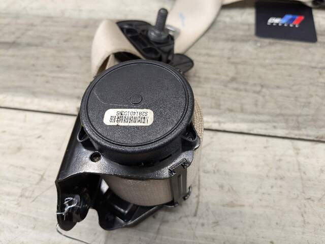 14-18 OEM BMW F15 X5 Rear Left Driver Side Seatbelt Seat Belt Retractor Beige