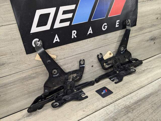 14-19 OEM BMW F15 F16 X5 X6 Left Right Hood Hinge Support Bracket Brace PAIR