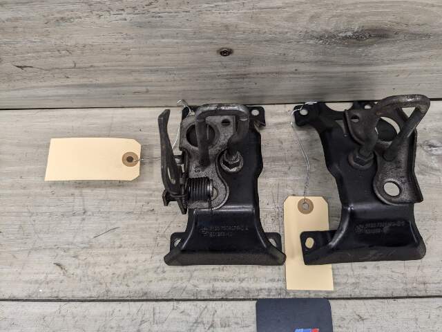 14-19 OEM BMW F15 F85 X5 F16 F86 X6 Hood Hardware Safety Latch Hook SET