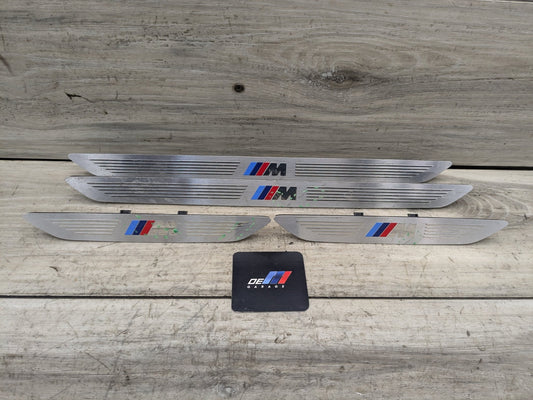 *NOTE* OEM BMW F15 X5 M SPORT Front Rear Door Sill Cover Trim Sill Kick Plates
