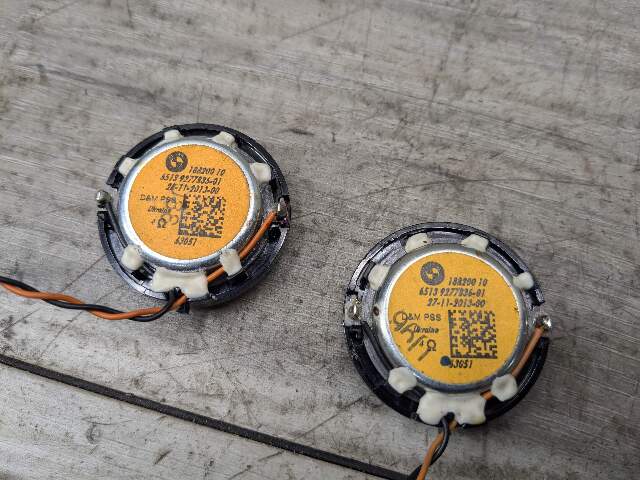 14-19 OEM BMW F15 F16 F85 F86 X5 X6 X5M X6M Top Hifi Tweeter Audio Speaker PAIR