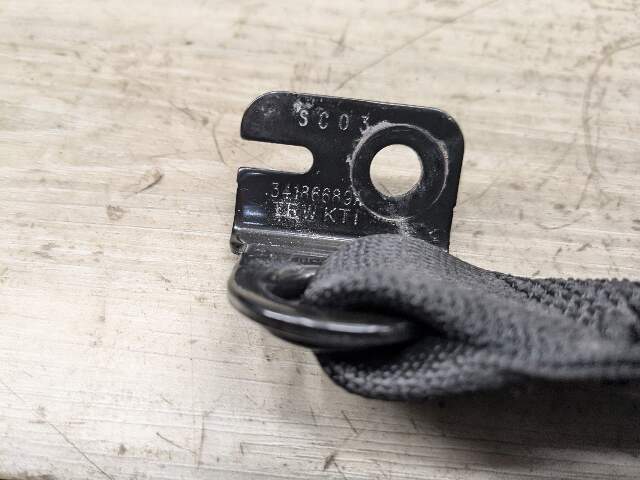16-22 OEM BMW F48 X1 Rear Left Driver Side Seatbelt Seat Belt Retractor Black