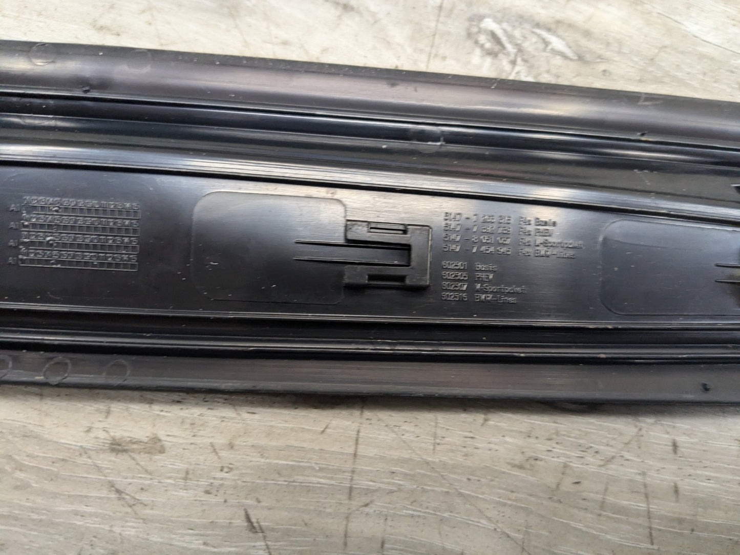 16-23 OEM BMW F39 F48 X1 X2 Front Door Sill Cover Trim Sill Kick Plate PAIR