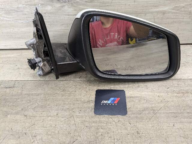 16-22 OEM BMW F48 X1 Right Passenger Side Exterior Mirror Glass Assembly White