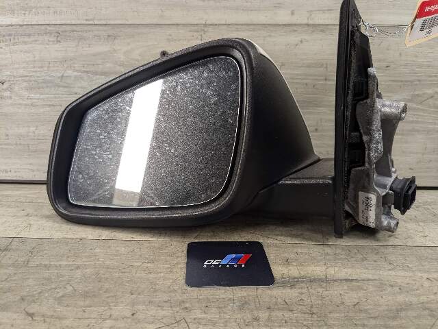 16-22 OEM BMW F48 X1 Left Driver Side Exterior Mirror Glass Assembly White 300