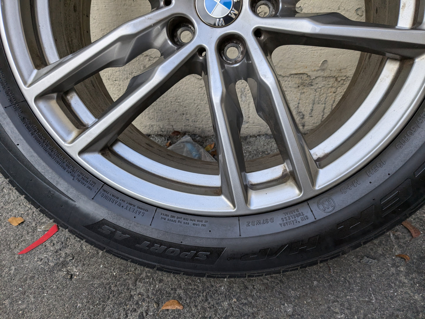 OEM BMW G01 G02 X3 X4 Wheel Rim 19x7.5" ET32 LM Rad Doppelspeiche Style 698M