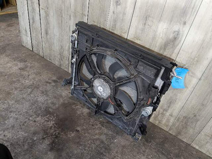 14-19 OEM BMW F15 F16 X5 X6 Radiator Condenser Fan Shroud Assembly 850W N63 76k