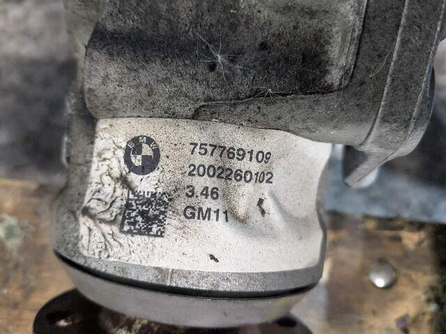 09-12 OEM BMW F01 F02 750 B7 N63 AWD Front Differential Axle Carrier 3.46