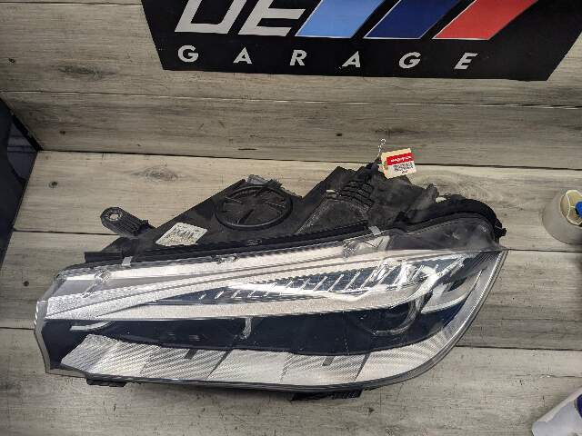 14-15 OEM BMW F15 F85 F86 X5 X5M Left Driver Adaptive LED Headlight + Modules